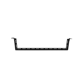 1U L-Shaped Horizontal Cable Lacer Bar with Angled 4” Offset, 5pcs/pack