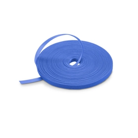 25m/Roll 1000in.L x 0.48in.W Back to Back Magnetic Velcro Cable Tie, Blue