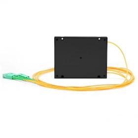 1x2 PLC光纤分路器，熔接/无接头ABS模块，2.0mm，SC / APC，单模