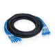 Enchufe Cat6 para enchufar UTP PVC CMR Cable troncal de cobre preterminado, 3 m