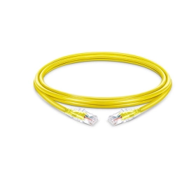 六类无屏蔽非屏蔽（UTP）PVC CM黄色超细跳线