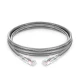 Câble de raccordement gris PVC CM Cat5e non blindé sans accroc (UTP), 6 pouces