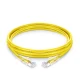 Cable de conexión de PVC CM, amarillo, sin enganches y sin blindaje (UTP) Cat5e, 6 pulgadas