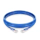 Cat5e Snagless Unshielded (UTP) PVC CM Blue Patch Cable, 6in