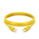 Cable de conexión de PVC amarillo sin enganches sin blindaje (UTP) Cat5e, 3.3 pies