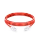 Cable de conexión rojo de PVC sin blindaje (UTP) Cat5e, 6 pulgadas