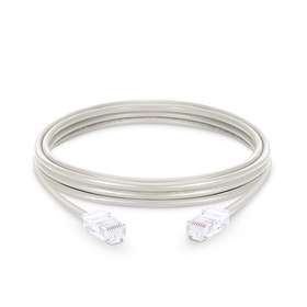 Cat5e Non-booted Unshielded (UTP) PVC White Patch Cable, 3.3ft