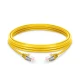 Câble de raccordement jaune en PVC blindé sans accroc Cat5e (FTP), 23 pieds