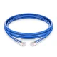 Cat6 Snagless Unshielded (UTP) PVC CM Blue Patch Cable, 6in