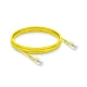 Câble de raccordement jaune en PVC CM Cat6 sans blindage non blindé (UTP), 6 pouces