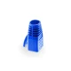 Cat6 &amp; Cat6a STP RJ45 Snagless Boot Cover for Stranded Cables  - Blue, 50/Pack