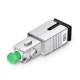 SC/APC Singlemode Fixed Fiber Optic Attenuator, Male-Female, 1dB